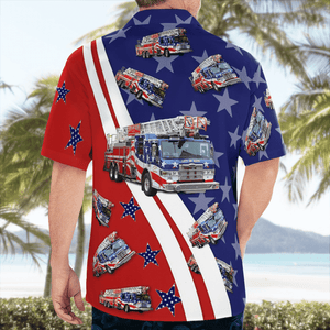 Napa Fire Department 4Th Of July Hawaiian Shirt