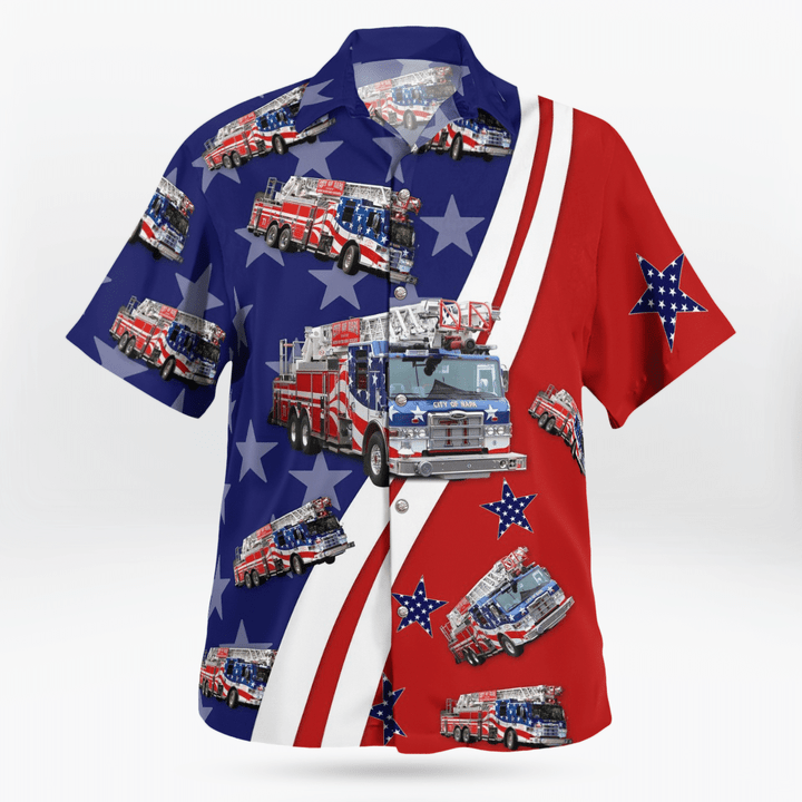 Napa Fire Department 4Th Of July Hawaiian Shirt