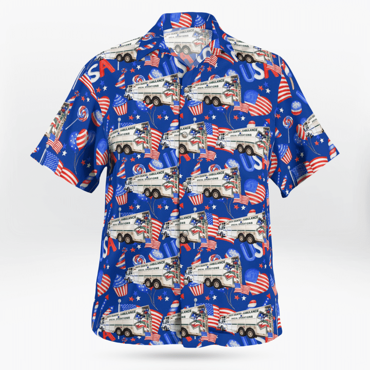 South Country Ambulance Specail Operations, 4Th Of July Hawaii Shirt