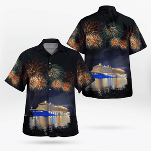 Us Cruise Mardi Gras 4Th Of July Hawaiian Shirt