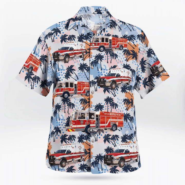 Helotes, Texas, City of Helotes Fire Department Hawaiian Shirt