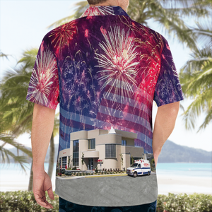 Wenatchee, Washington, Lifeline Ambulance, 4Th Of July Hawaiian Shirt