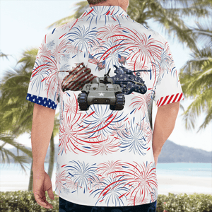 Sherman 4Th Of July Hawaiian Shirt