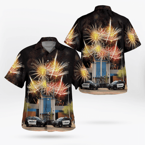 Gilbert, Arizona, Gilbert Police Department, 4Th Of July Hawaiian Shirt