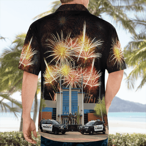 Gilbert, Arizona, Gilbert Police Department, 4Th Of July Hawaiian Shirt