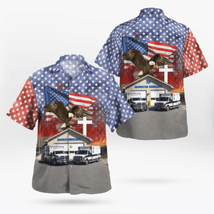 Harwinton, Connecticut, Harwinton Ems, 4Th Of July Hawaiian Shirt