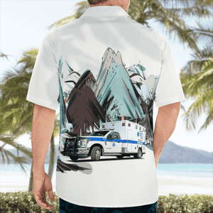 Stamford, Connecticut, Stamford Ems, 4Th Of July Hawaiian Shirt