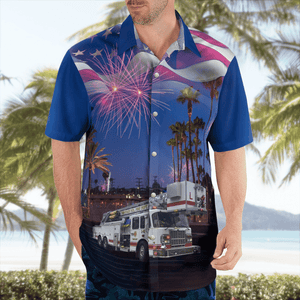 Thibodaux Volunteer Fire Department, 4Th Of July Hawaiian Shirt