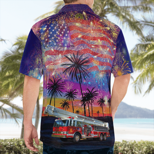 Waterbury, Connecticut, Amr Waterbury Ambulance, 4Th Of July Hawaiian Shirt