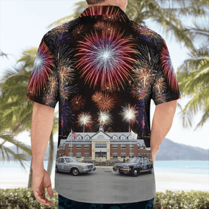 Rhode Island State Police, 4Th Of July Hawaiian Shirt