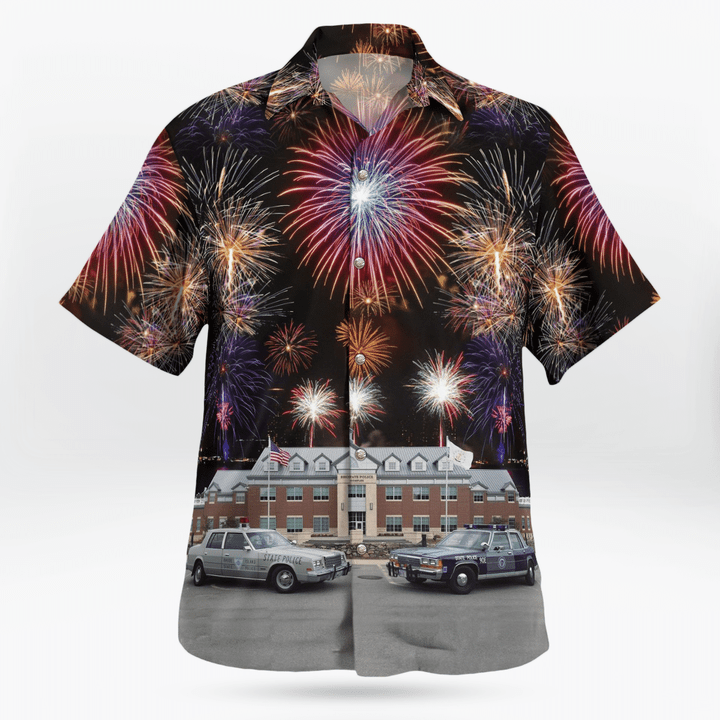 Rhode Island State Police, 4Th Of July Hawaiian Shirt