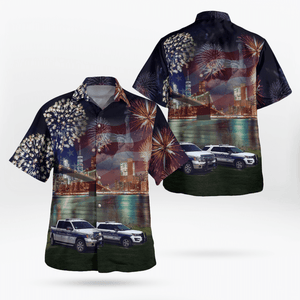 New Shoreham Police Department, Rhode Island, 4Th Of July Hawaii Shirt