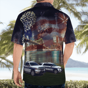 New Shoreham Police Department, Rhode Island, 4Th Of July Hawaii Shirt