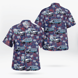 Horizon Health Ems, Paris, Illinois, 4Th Of July Hawaiian Shirt