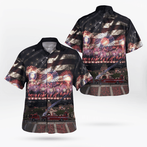 Temecula, California, Temecula Fire Department, 4Th Of July Hawaiian Shirt