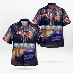 Merrimack Police Department, 4Th Of July Hawaiian Shirt