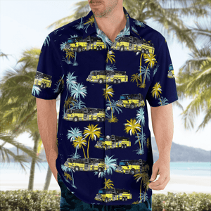 Woodlawn Fire Company, Blasdell, New York Hawaiian Shirt