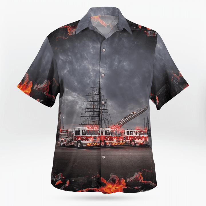 Galveston, Texas, Galveston Fire Department Hawaiian Shirt