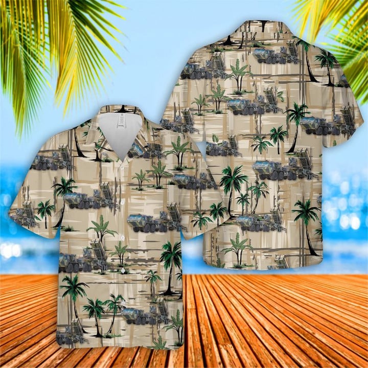 Tractor & Patriot PAC-3 Launching Station Hawaiian Shirt