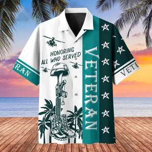Premium U.S Multiple Service Veteran Hawaii Shirt
