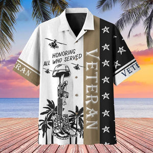 Premium U.S Multiple Service Veteran Hawaii Shirt