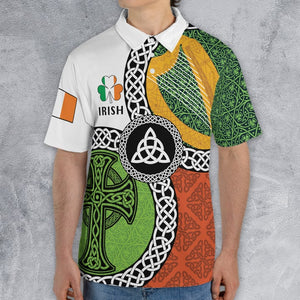 Legend Ireland With Circle Celtics Knot St Patrick'S Day Polo Shirt