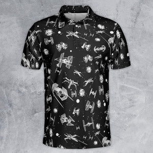 Star Wars Spacecraft Pattern - Men Polo Shirt