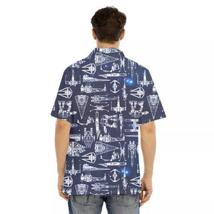 Spaceship Hawaiian Shirt SW - 01