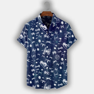 Spaceship Hawaiian Shirt SW - 07