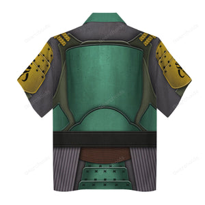 Star Wars Boba Fet Samurai Costume Hoodie Sweatshirt Sweatpants Tshirt Hawaiian shirt SWHS38