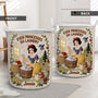 DSNY Even Princesses Do Laundry - Personalized Quilted Laundry Basket - Gift For Her, Laundry Lovers NL122