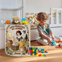 DSNY Even Princesses Do Laundry - Personalized Quilted Laundry Basket - Gift For Her, Laundry Lovers NL122