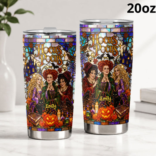 Three Witches Are Coming - Personalized Tumbler - Gift For Halloween NL122 