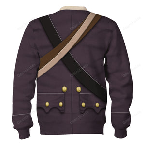 American Union Army Infantry Private Soldier Uniform Hoodie Sweatshirt Sweatpants