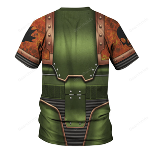 Salamanders In Mark III Power Armor - Costume Cosplay T-shirt WHHS171