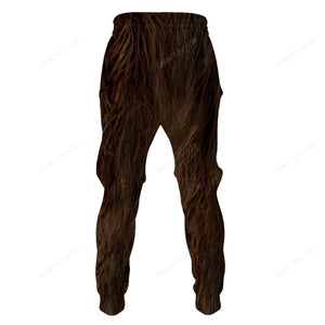 Star Wars Chewbacca Costume Hoodie Sweatshirt Sweatpants SWHS71