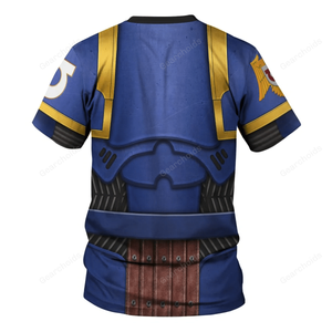 Warhammer Ultramarines Captain - Costume Cosplay T-shirt WHHS146