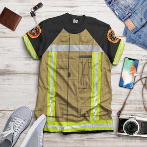 Personalized Firefighter T-Shirt 3D For Men & Women