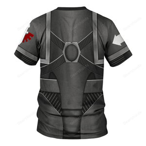 Pre-Heresy Dark Angels In Mark IV Maximus Power Armour - Costume Cosplay T-shirt WHHS181