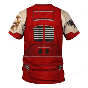 Warhammer Terminator Armor Blood Ravens - Costume Cosplay T-shirt WHHS142