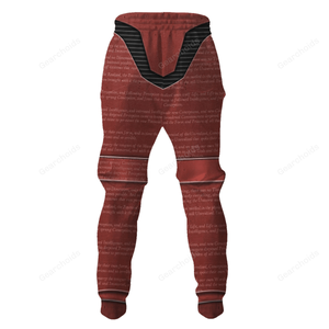 Horus Heresy-era Word Bearers Colour Scheme - Costume Cosplay Hoodie Sweatshirt Sweatpants WHHS18