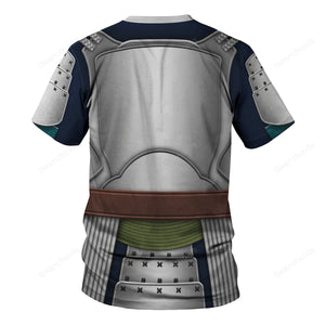 Star Wars Jango Fet Samurai Costume T-Shirt For Men And Women