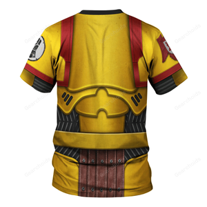 Warhammer Imperial Fists Captain - Costume Cosplay T-shirt WHHS164