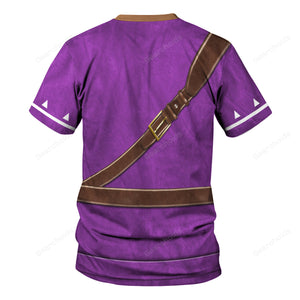 Purple Link Attire T-Shirt ZDHS48