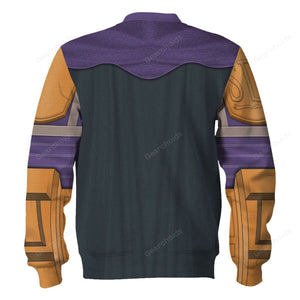 Star Wars Mandalorian SD Costume Hoodie Sweatshirt Sweatpants Tshirt Hawaiian shirt SWHS21