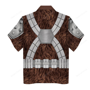 Black Krrsantan, Brown Costume Hawaiian Shirt SWHS32