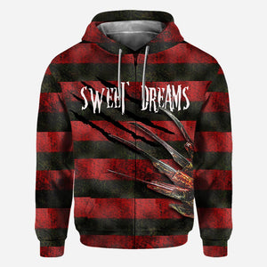 Sweet Dreams Freddy's Coming For You At Halloween - Hoodie