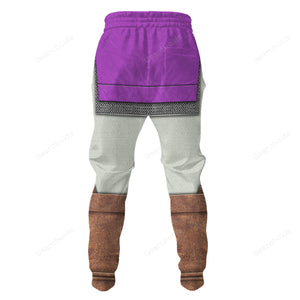 Purple Link Attire Hoodie Sweatshirt Sweatpants ZDHS48