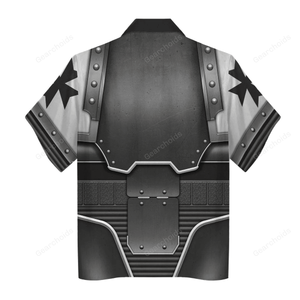 Warhammer Black Templars In Mark III Power Armor - Costume Cosplay Hawaiian Shirt WHHS173