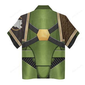 Pre-Heresy Salamanders In Mark IV Maximus Power Armor - Costume Cosplay Hawaiian Shirt WHHS23